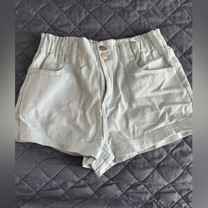 Stylish Women's Light Blue Stretch Shorts- Never Worn!